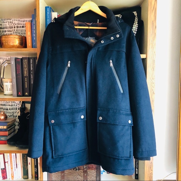 Pendleton // Bainbridge Wool Blend Hooded Coat - Picture 2 of 16